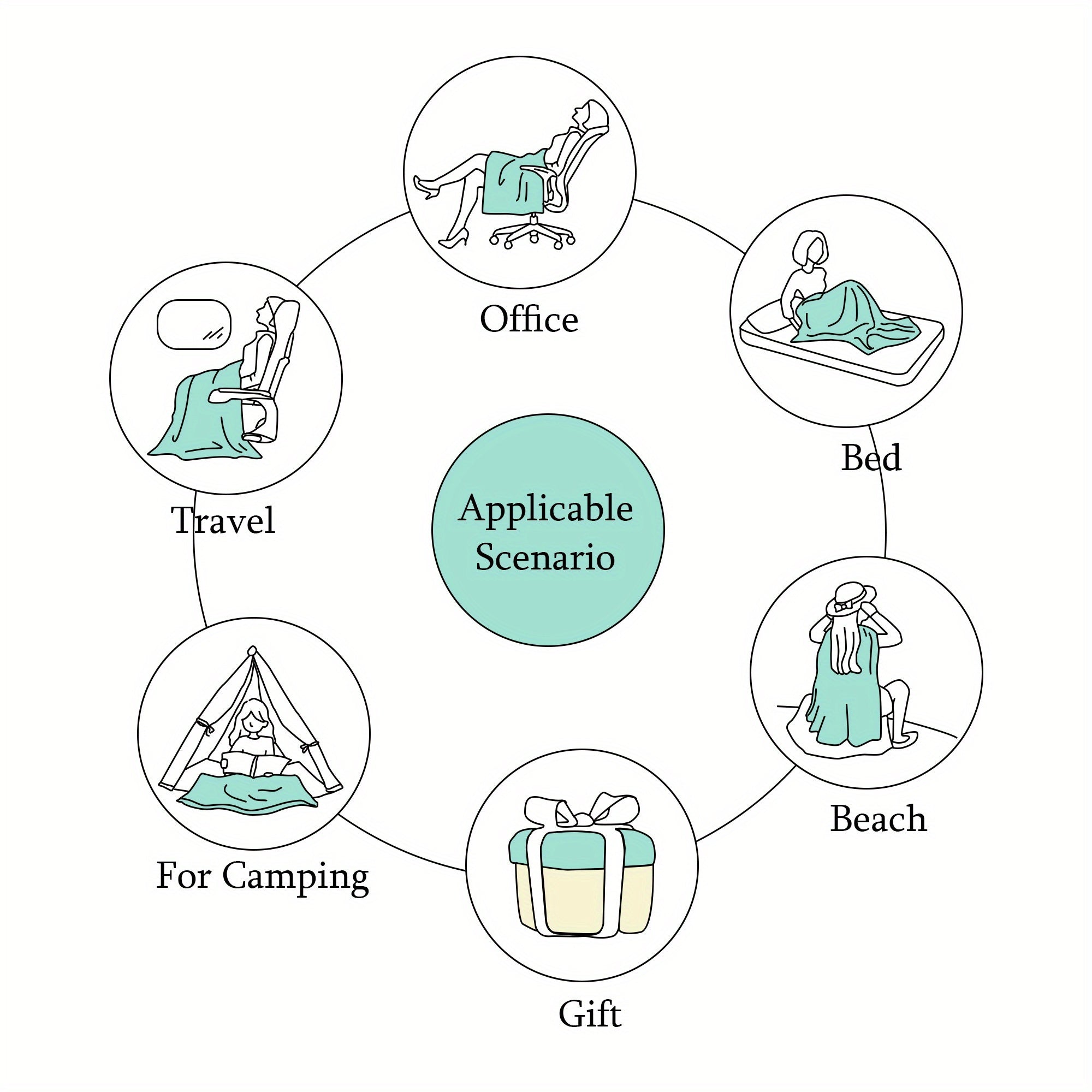 Decorative Dia de los Muertos Skull Print Throw Blanket for Sofa and Bed