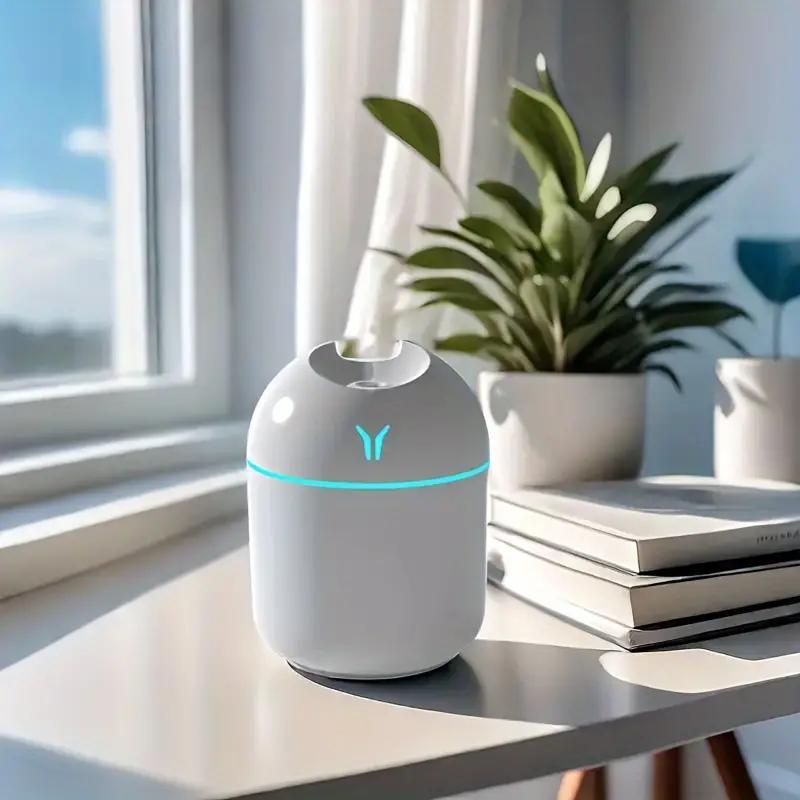 USB-Powered Spherical Cool Mist Humidifier and Aroma Diffuser with Night Light for Bedroom Home Car Plants