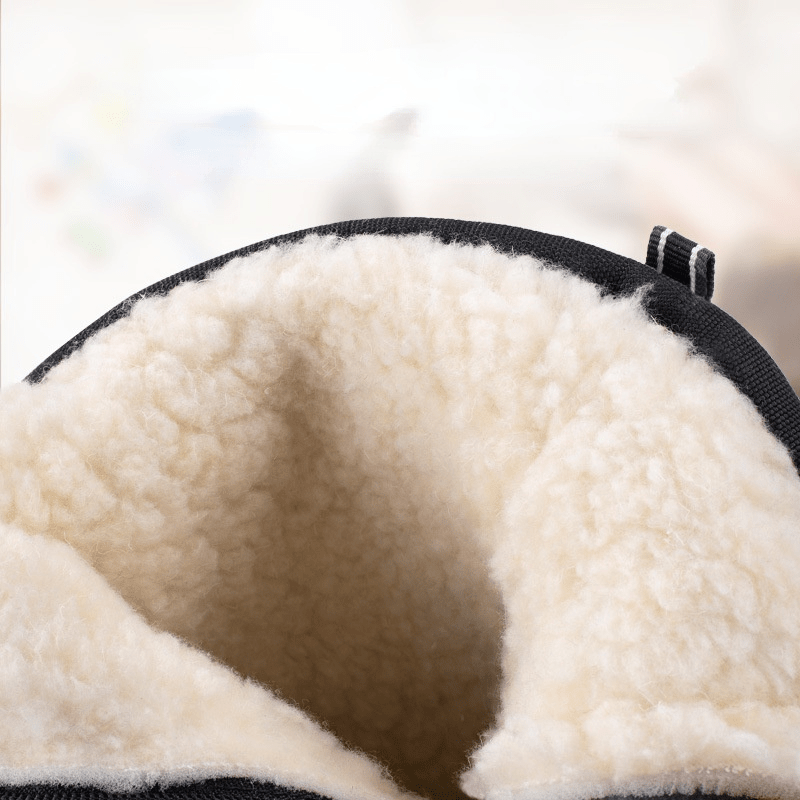 Мужские утеплённые снегоступы с регулируемыми ремнями, противоскользящая резиновая подошва