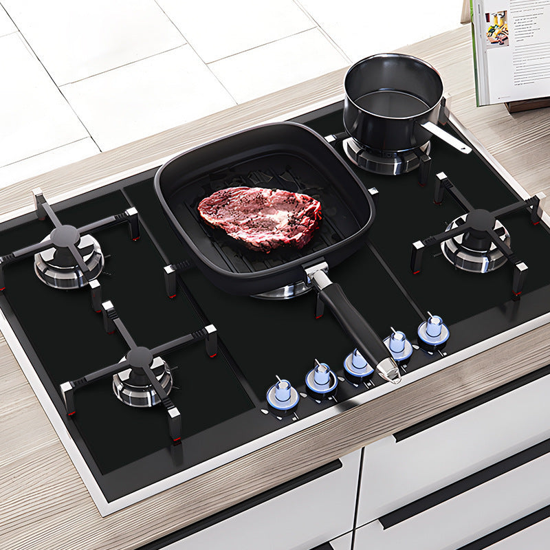 3pcs Teflon Gas Stove Mats Set Non-Stick High-Temperature Resistant Stain-Resistant