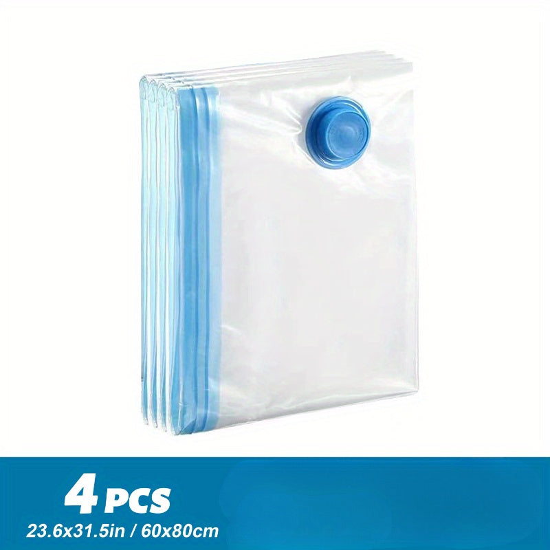 Vacuum Compression Storage Bag for Clothes and Bedding Space Saver Organizer