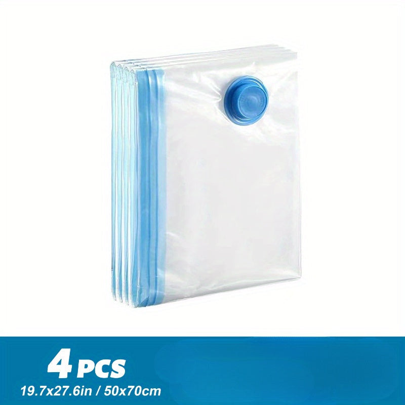 Vacuum Compression Storage Bag for Clothes and Bedding Space Saver Organizer