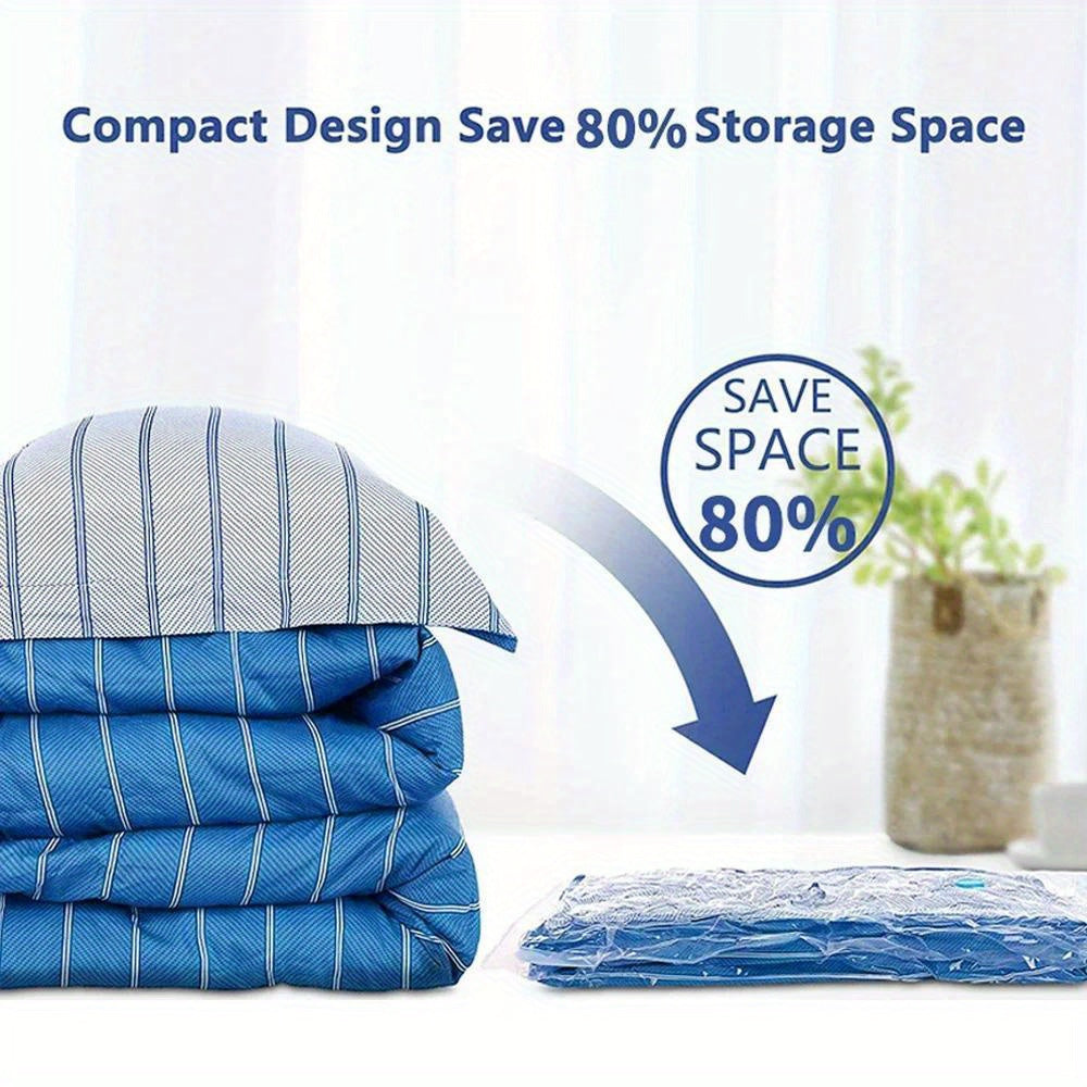 Vacuum Compression Storage Bag for Clothes and Bedding Space Saver Organizer