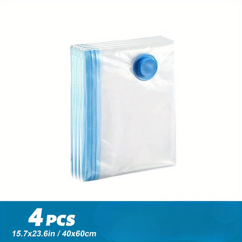 Vacuum Compression Storage Bag for Clothes and Bedding Space Saver Organizer