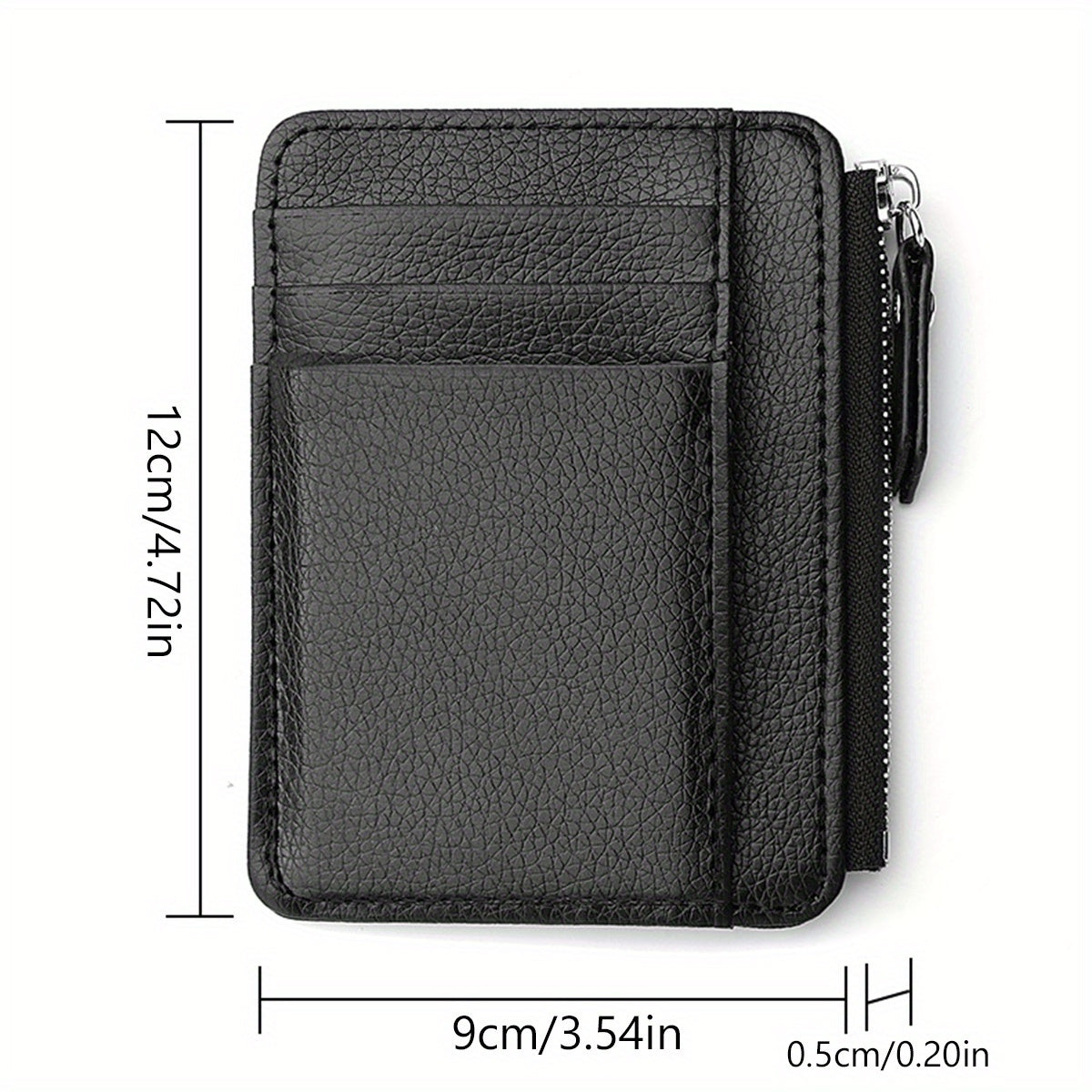Men's Ultra-thin Coin Card Holder Wallet Credit ID Card Case Slim Portable