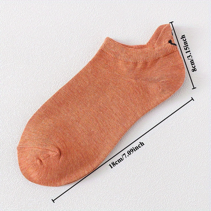 10 пар женских дышащих коротких носков для весны и осени