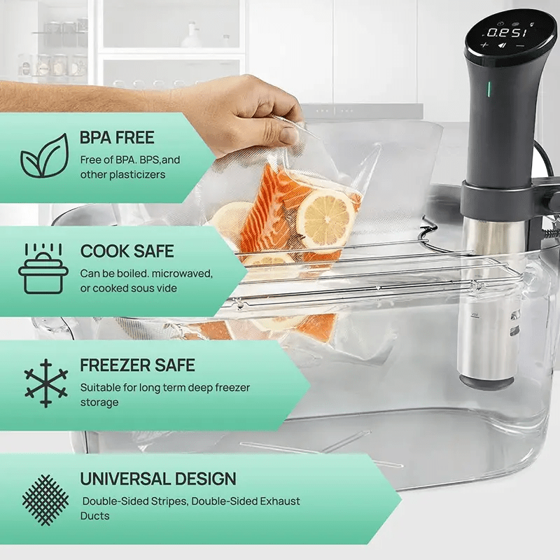 150 piezas de bolsas de sellado de alimentos para snacks, frutas secas, café, té, especias, a prueba de agua y polvo