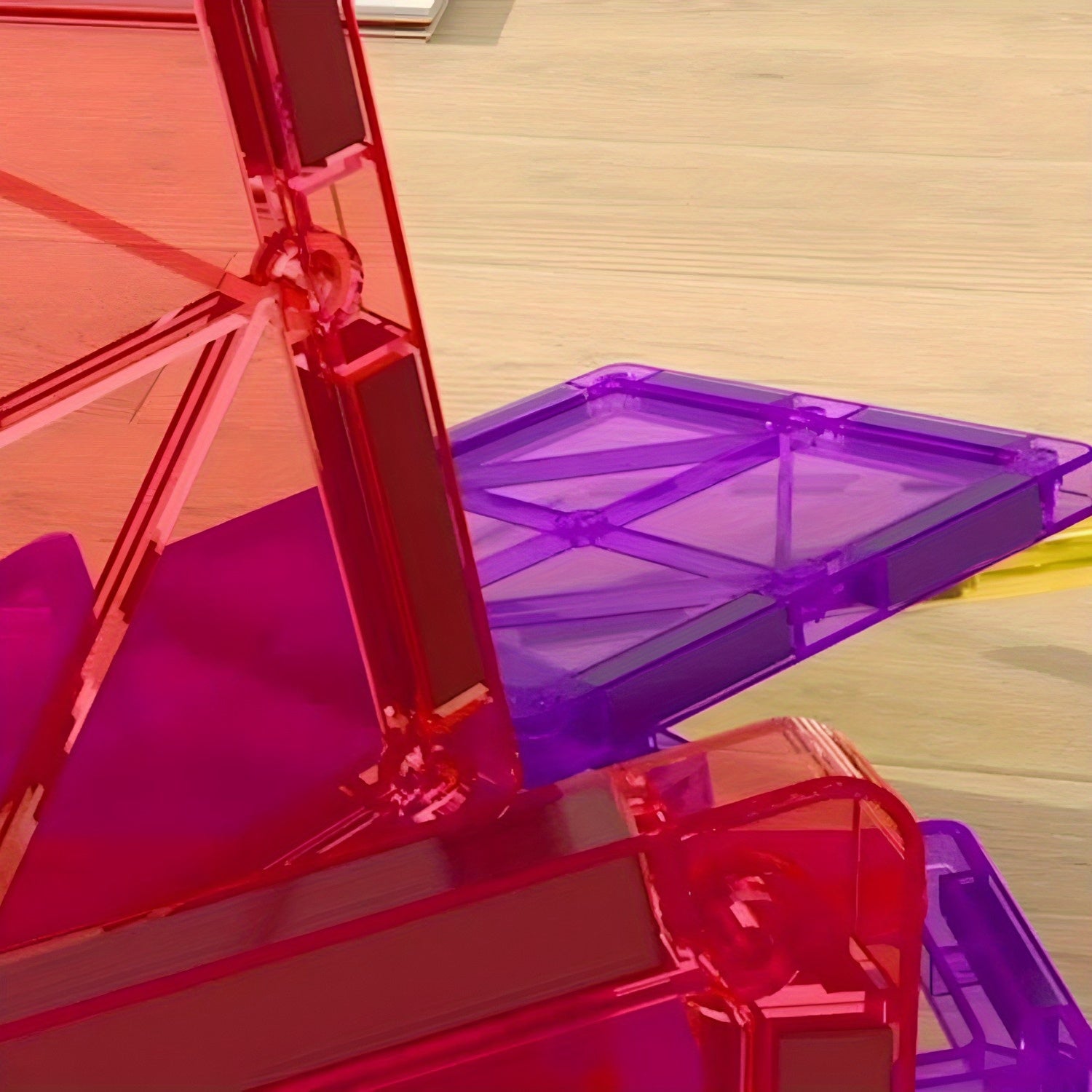 Образовательный набор 3D строительных блоков с магнитными плитками - Прочный ABS материал - 60/100/120 шт. - Творческая игра для мальчиков и девочек.