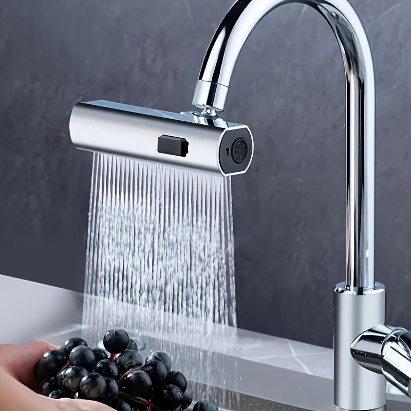 Stainless Steel RV Kitchen Faucet with Water-Saving Aerator High Arc Spout 3 Flow Modes