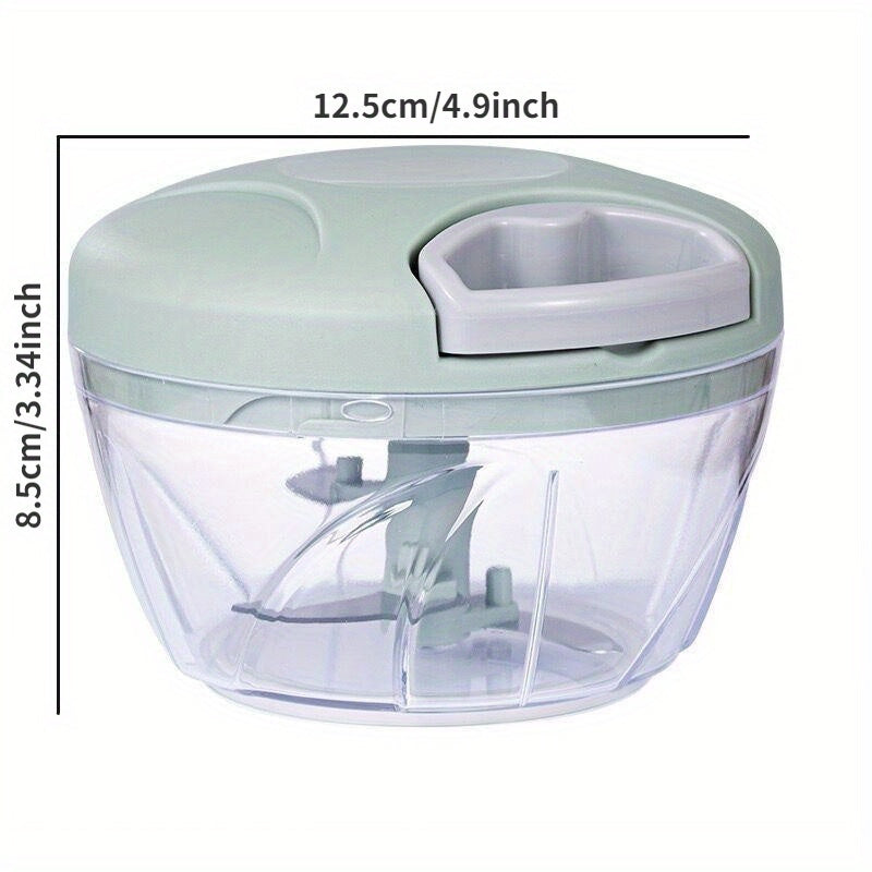 Manual Meat Mincer Garlic Chopper Vegetable Onion Crusher 500/900ml