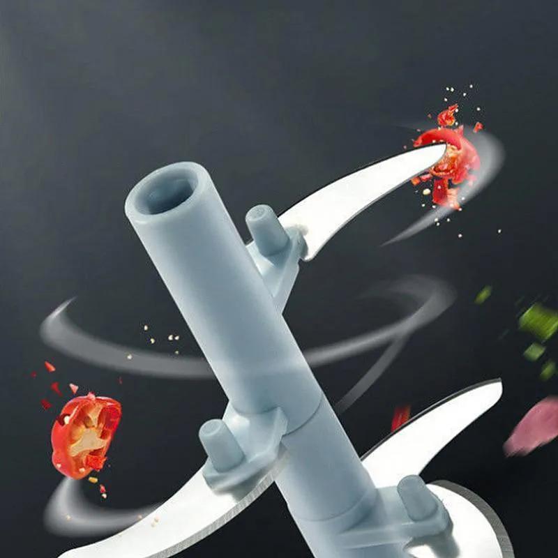 Manual Meat Mincer Garlic Chopper Vegetable Onion Crusher 500/900ml