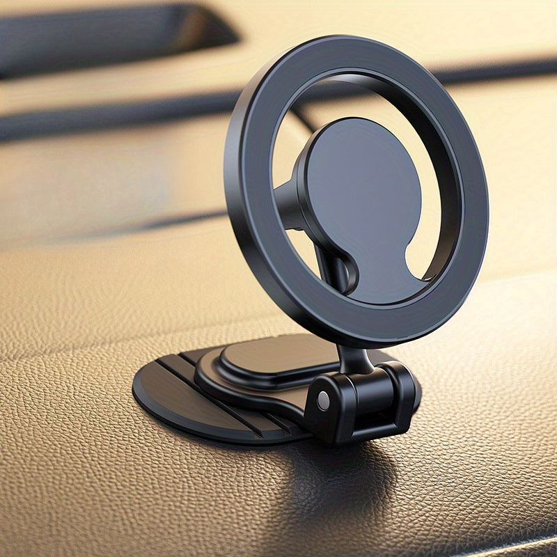 Metall avtomobil telefon uchun magnitli aylanuvchi va bukiladigan tutqich, panel uchun