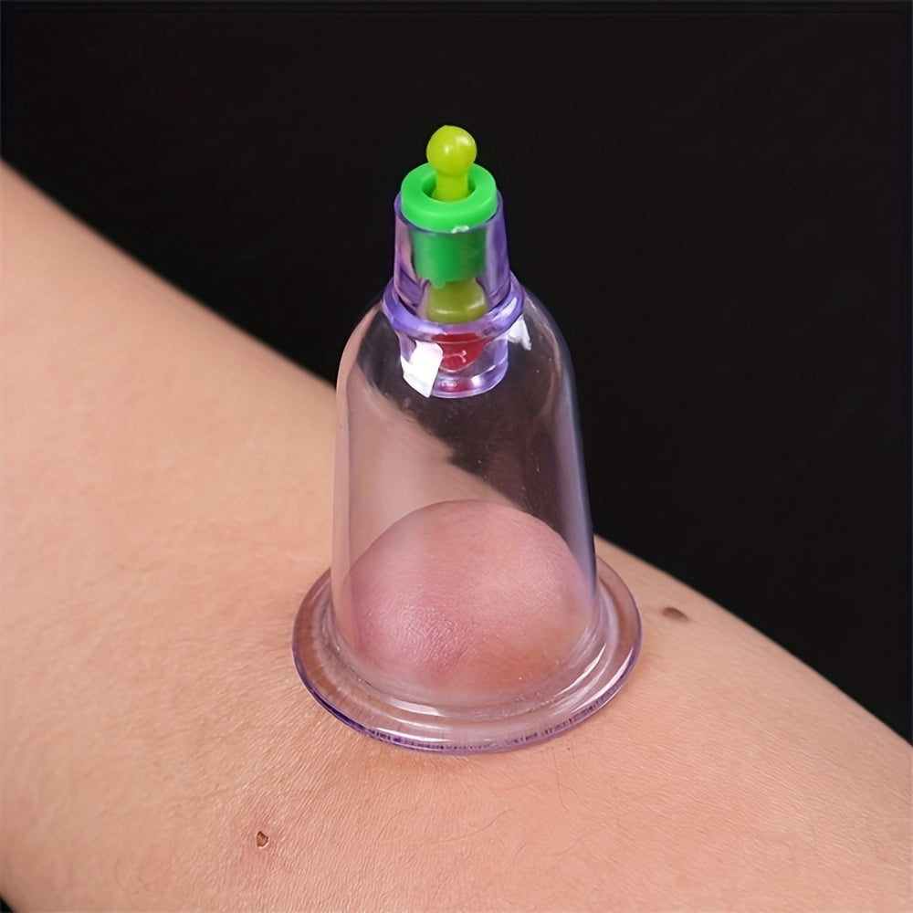 Magnetic Vacuum Cupping Set 10 Pieces for Pain Relief Muscle Relaxation Detox Durable Plastic