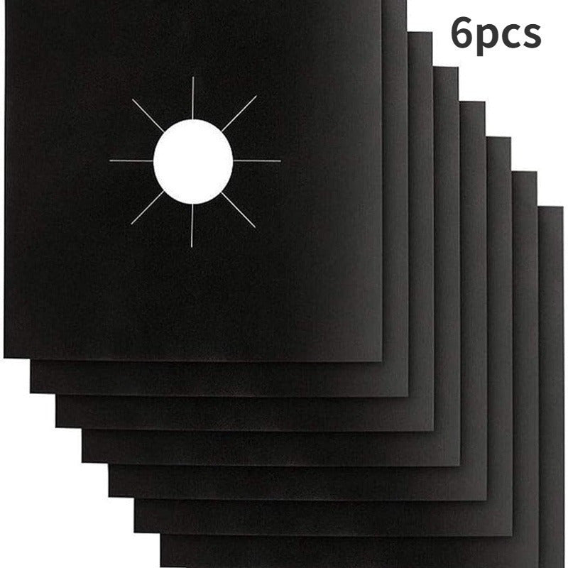 Комплект из 6 термостойких маслостойких защитных накладок для газовой плиты