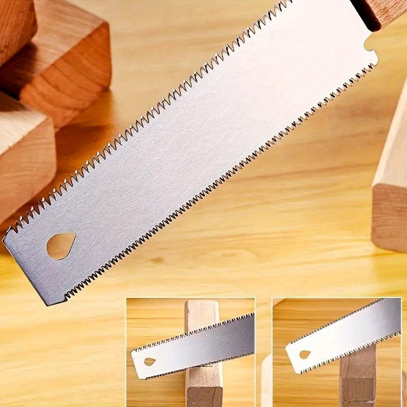 Woodworking Hand Saw Double-Sided Fine Tooth Small Tenon Saw