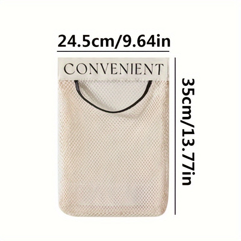 Wall-Mounted Plastic Bag Dispenser for Kitchen and Home Storage