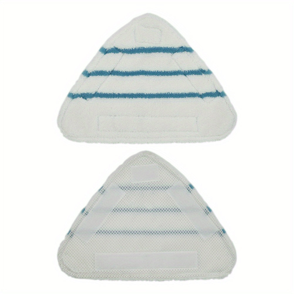 Set of 3 Triangle Microfiber Steam Mop Replacement Pads for Floor Cleaning