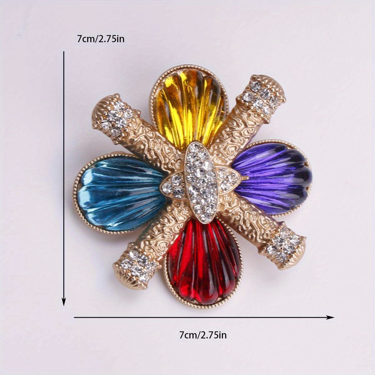 Women’s Punk Style Enamel Brooch Cartoon Irregular Shape Jewelry for Party Wear