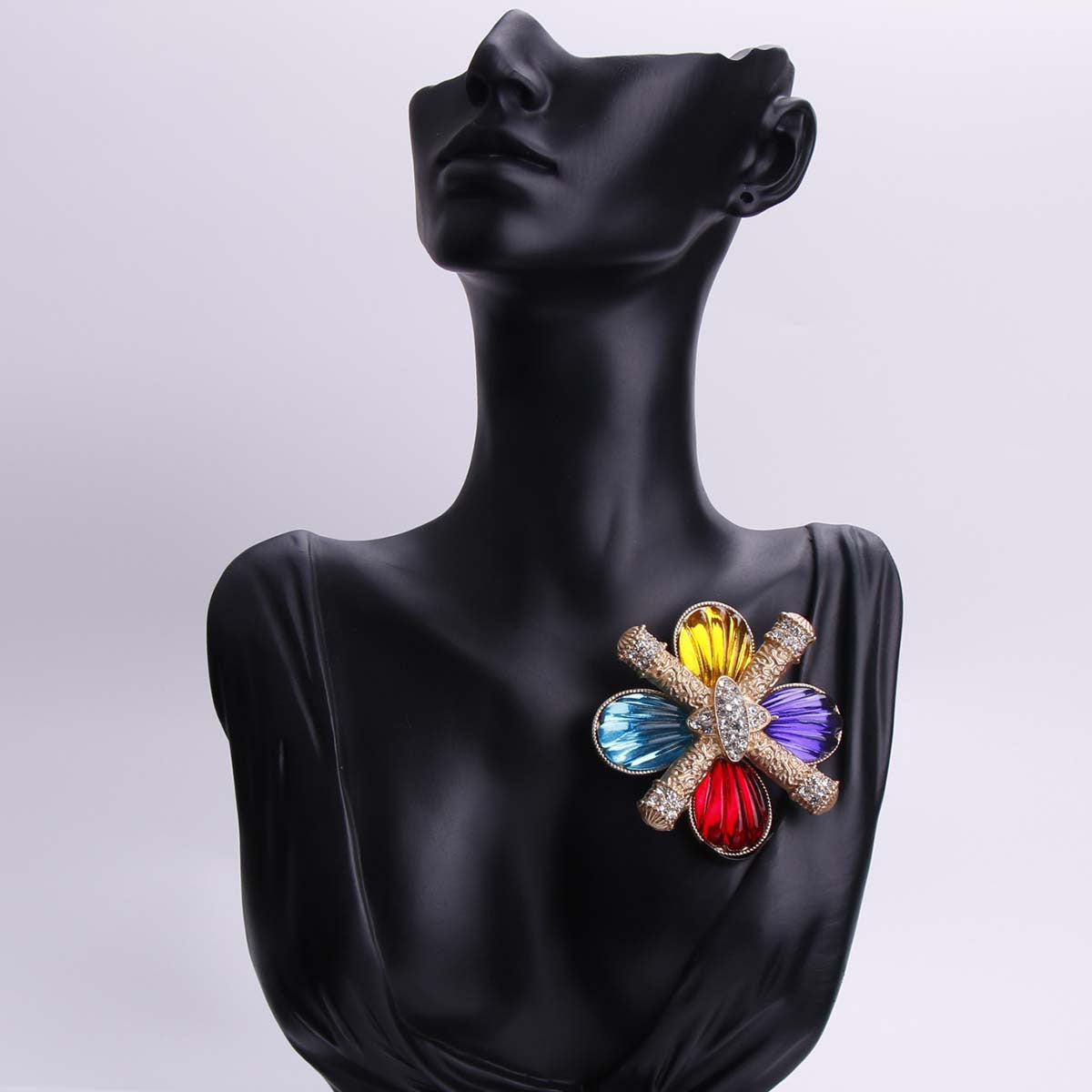 Women’s Punk Style Enamel Brooch Cartoon Irregular Shape Jewelry for Party Wear