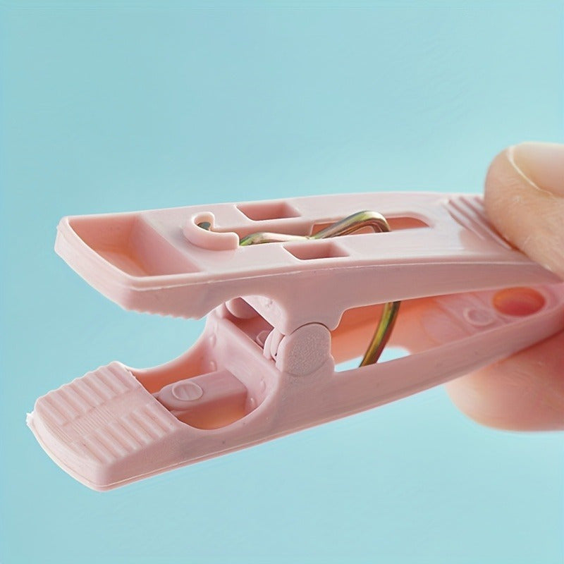 Set of 30 Weather-Resistant Plastic Clothespins for Laundry and Home Organization