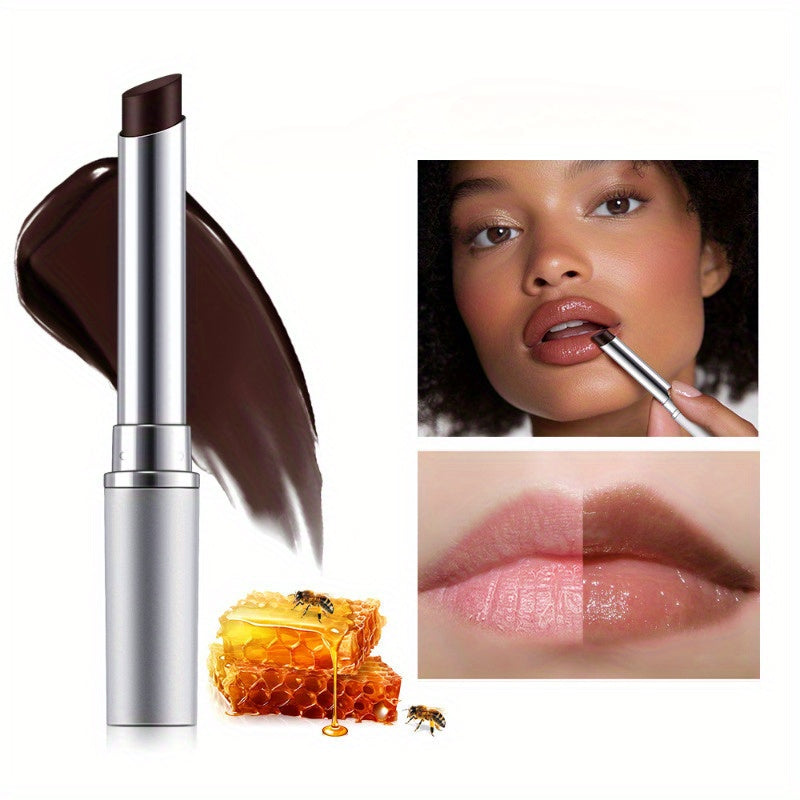 Black Honey Lip Balm with Vitamin E and Hyaluronic Acid for All Skin Types