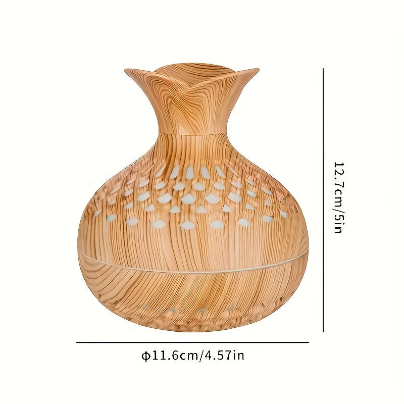 USB-Powered Cool Mist Humidifier with Essential Oil Diffuser for Bedrooms and Air Purification