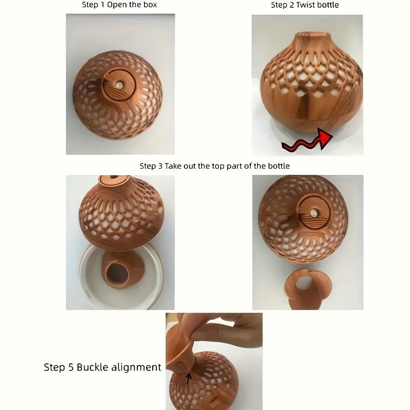 USB-Powered Cool Mist Humidifier with Essential Oil Diffuser for Bedrooms and Air Purification