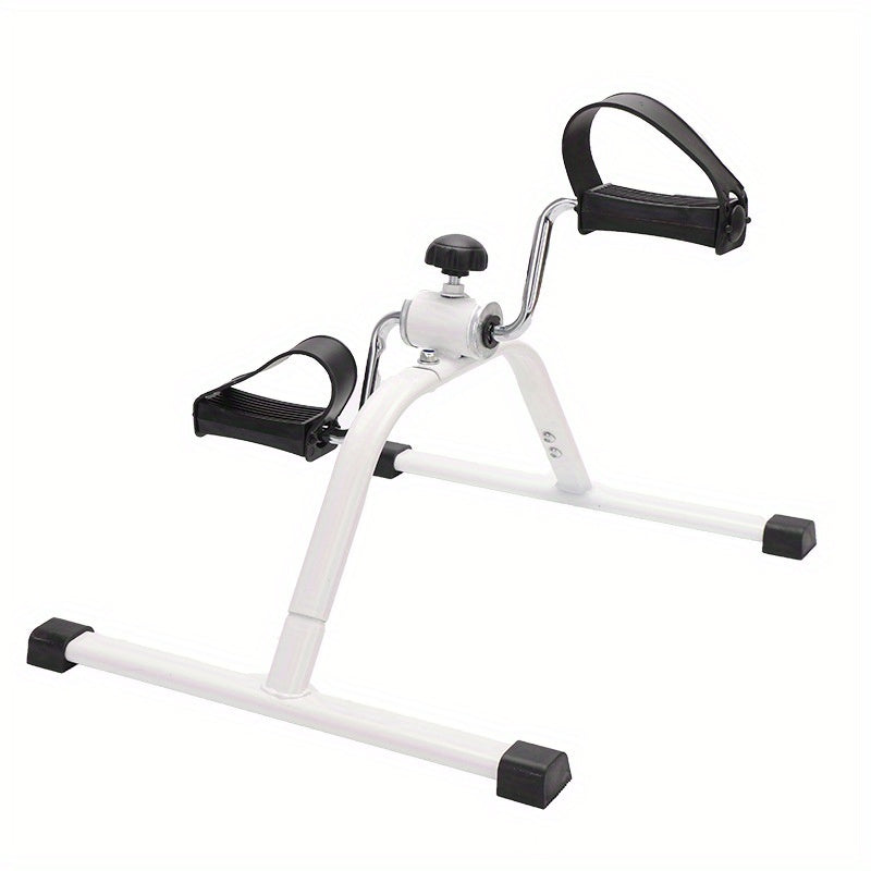 Home Office Folding Step Machine for Leg Fitness Mini Exercise Bike Grey