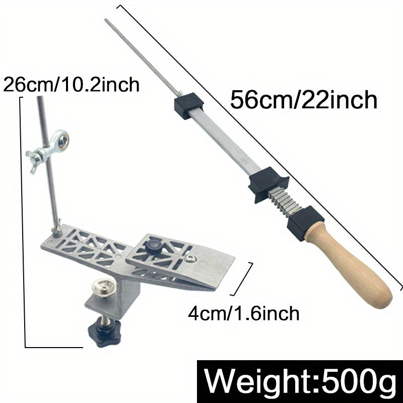 Dual-Stage Professional Knife Sharpener for Metal Kitchen and Restaurant Use