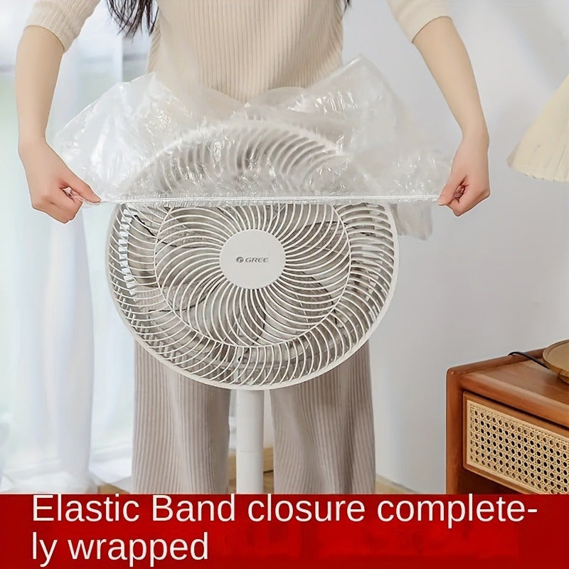 50 dona katta shaffof suv o'tkazmaydigan qurilma qoplamalari changga qarshi PE material fanlar, mikrotolqinli pechlar uchun