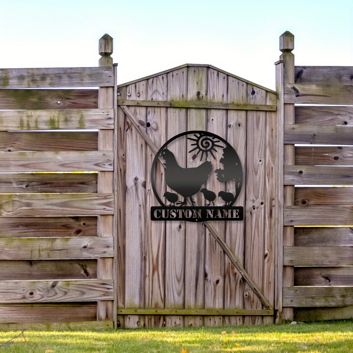 Personalized Chicken Farm Metal Sign Wall Decor for Farmers and Enthusiasts