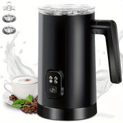 Espumador de leche de acero inoxidable, vaporizador de 350 ml, para espuma caliente y fría, para café