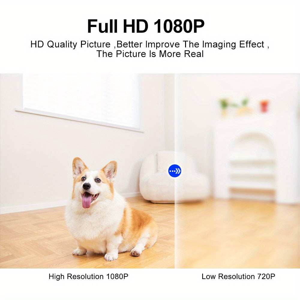 Indoor Security Camera 1080P Night Vision Wi-Fi Cloud Storage USB Power Pack of 1/2/4