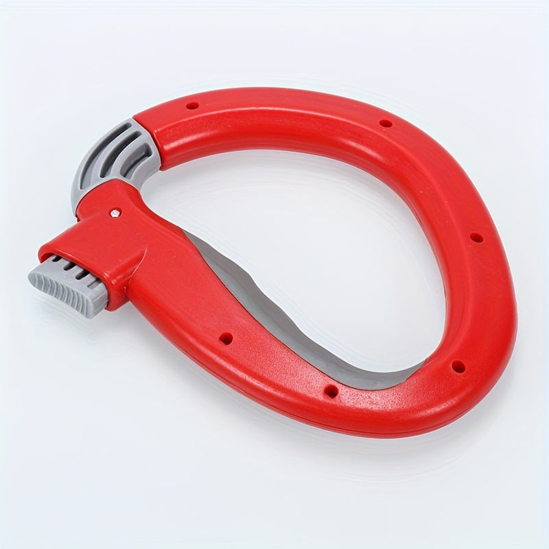 Grocery Bag Holder with Ergonomic Handle, Sturdy Plastic, Easy to Carry