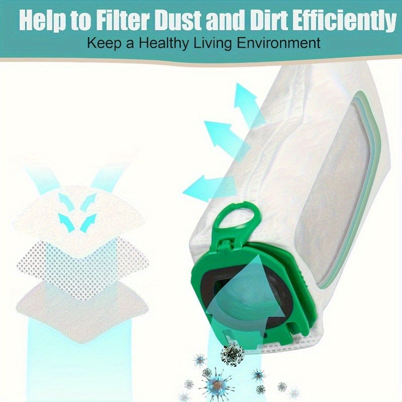 10 Quruq tozalash uchun vakuum sumkasi, yuqori samarali filtr bilan almashtirish aksessuarlari