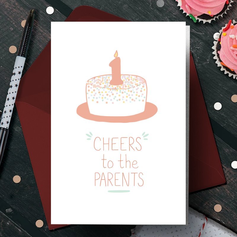 Kulgu 1-yoshga toʻlish kartasi - Doʻstlar, Oila va Sevimlilar uchun ideal ta'til sovg'asi