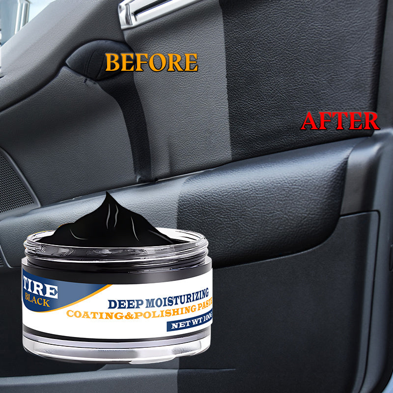 Deep Moisturizing Car Interior Plastic Renovator Black ABS Resin Dashboard and Tire Shine