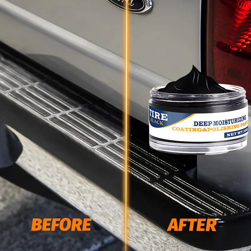 Глубоко увлажняющий ремонтник пластика интерьера автомобиля, черный ABS-сплав, панель приборов и блеск для шин