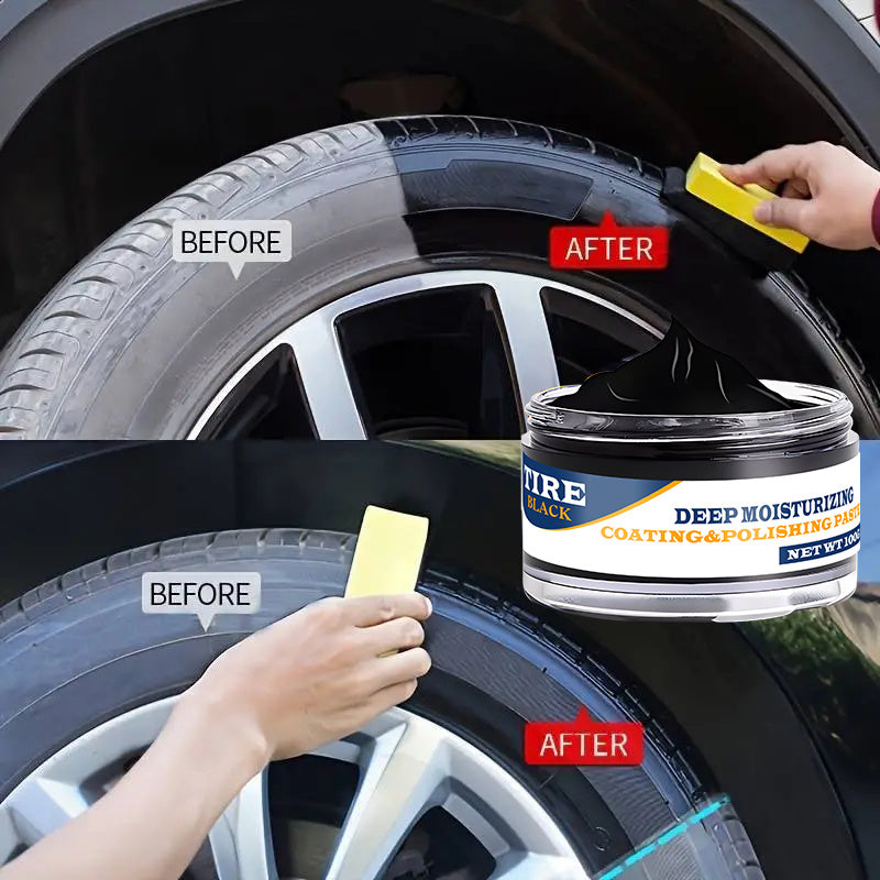 Глубоко увлажняющий ремонтник пластика интерьера автомобиля, черный ABS-сплав, панель приборов и блеск для шин