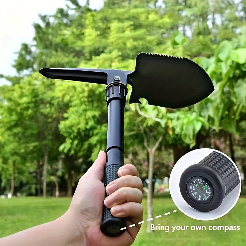 Durable Metal Folding Shovel for Camping Gardening and Outdoor Use