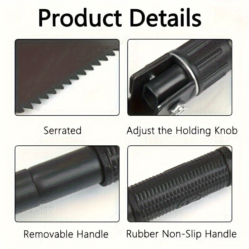 Durable Metal Folding Shovel for Camping Gardening and Outdoor Use