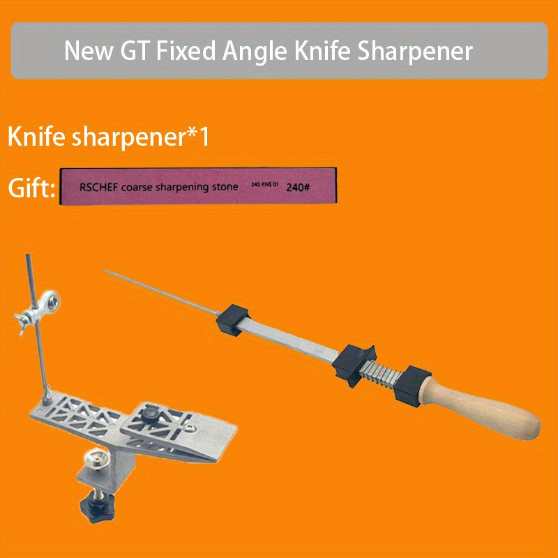 Knife Sharpening Tool with Adjustable Fixed Angle Zinc Alloy for Kitchen Use