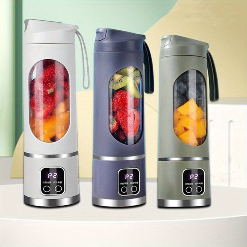 Portable Electric Blender for Smoothies Rechargeable 450ml Compact Usb