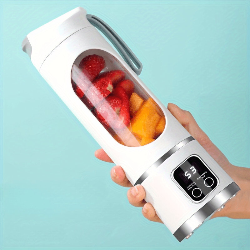 Portable Electric Blender for Smoothies Rechargeable 450ml Compact Usb