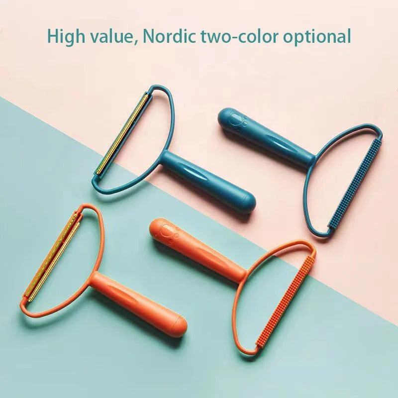 Portativ qo'lda hayvon parvarishi cho'tkasi - Gilam, palto, kiyim, to'qish, yumshoq materiallar uchun ko'p funksiyali soch olib tashlash vositasi - Elektr energiyasi talab qilinmaydi, hayvonlar uchun depilatsiya to'pi qirqish - Hayvonlar uchun jihozlar