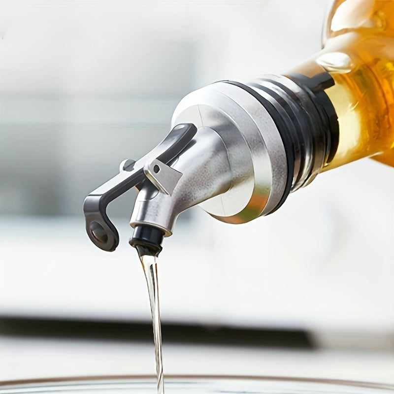 Premium Glass Oil Dispenser Bottle Leak-Proof Square Seasoning Container for Kitchen and Camping