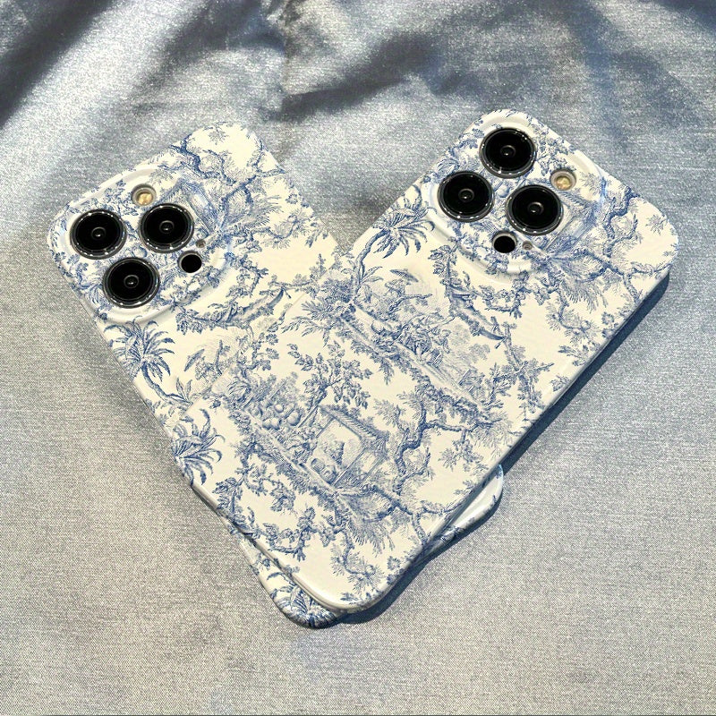 Французский чехол для телефона TPU для перерыва на чай с защитой объектива, совместимый с iPhone 11-16, с сейсмостойкостью