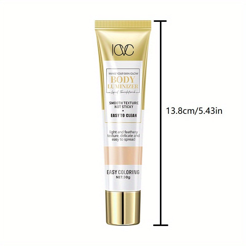 To'liq qoplovchi fondyushen, namlantiruvchi porlash va mukammal yaltirash bilan, barcha teri turlari uchun mos, suv o'tkazmaydigan, uzoq muddatli va kukunli formula.