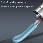 Kamerali yoritilgan quloq qopqog'ini tozalash vositasi, 6 ta silikon quloq qoshiqni o'z ichiga olgan 8 dona to'plam, qayta zaryadlanadigan litiy batareya, USB zaryadlash, 130mAh, zamonaviy quloq qopqog'ini olib tashlash aksessuar.