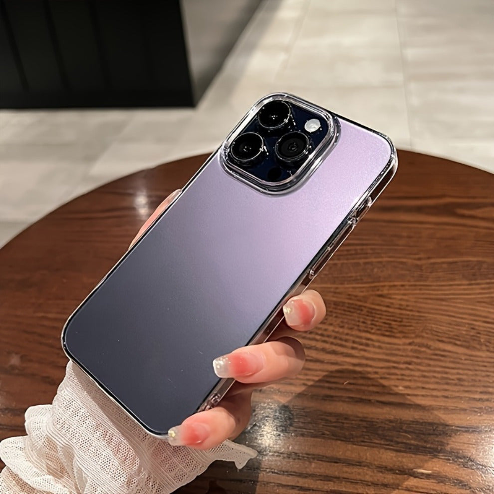 Clear Acrylic Shockproof Phone Case for iPhone 11-16 Pro Max